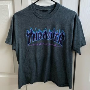 Unisex Thrasher cropped t shirt